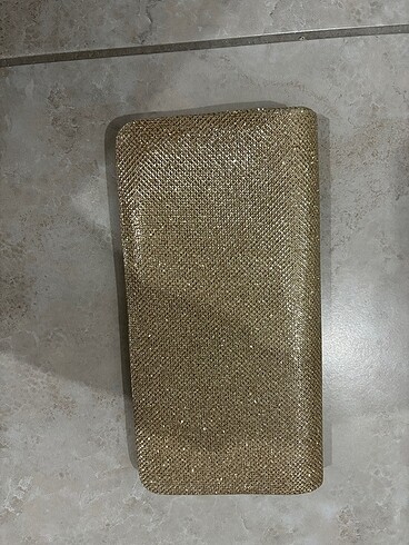 Simli gold çanta