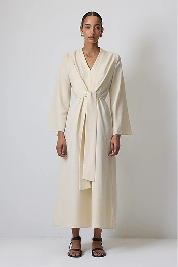 Touche Kimono Bağlamalı Elbise