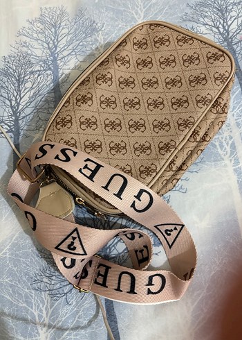 Kahverengi Desenli Kadın Çapraz Çanta - Görsel 3