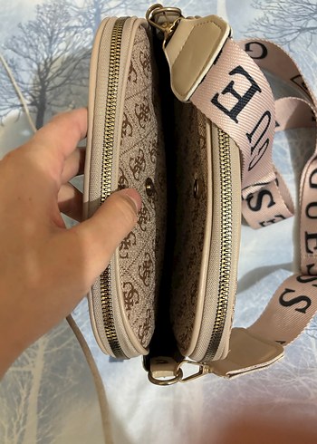 Kahverengi Desenli Kadın Çapraz Çanta - Görsel 4