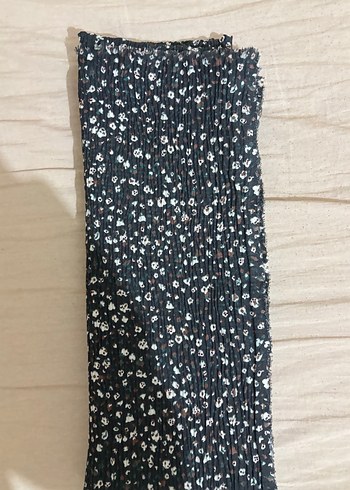 Kadın Çok Renkli Pileli Pamuk Şal - Görsel 4