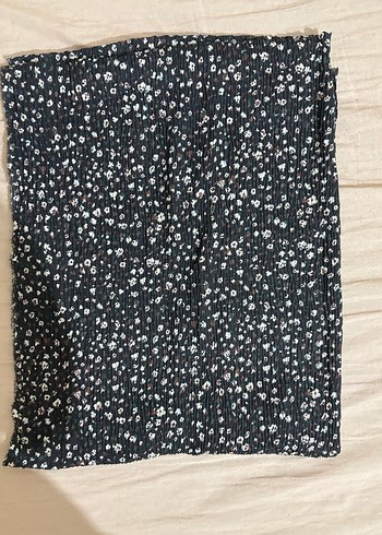 Kadın Çok Renkli Pileli Pamuk Şal - Görsel 3