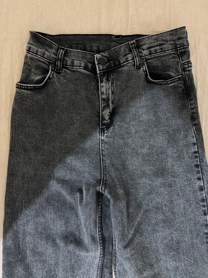 LİMABEL Alya İkon Gri Salaş Kot Pantolon - Görsel 3