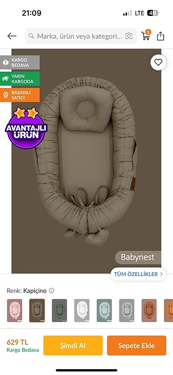 Ortopedik Bebek yatağı