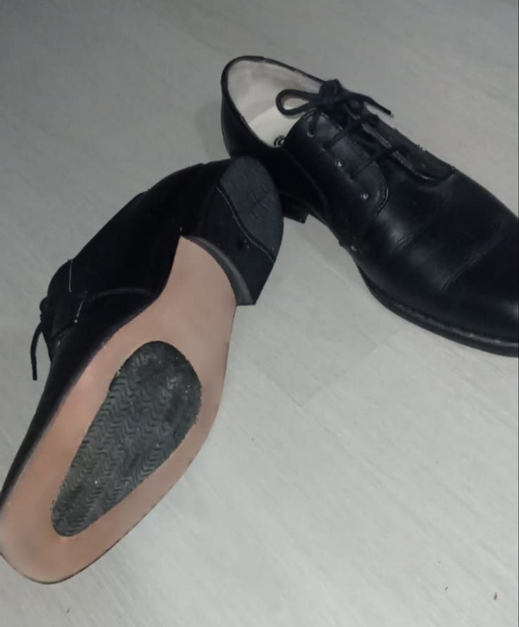 Siyah Deri Klasik Erkek Ayakkabısı - Görsel 4