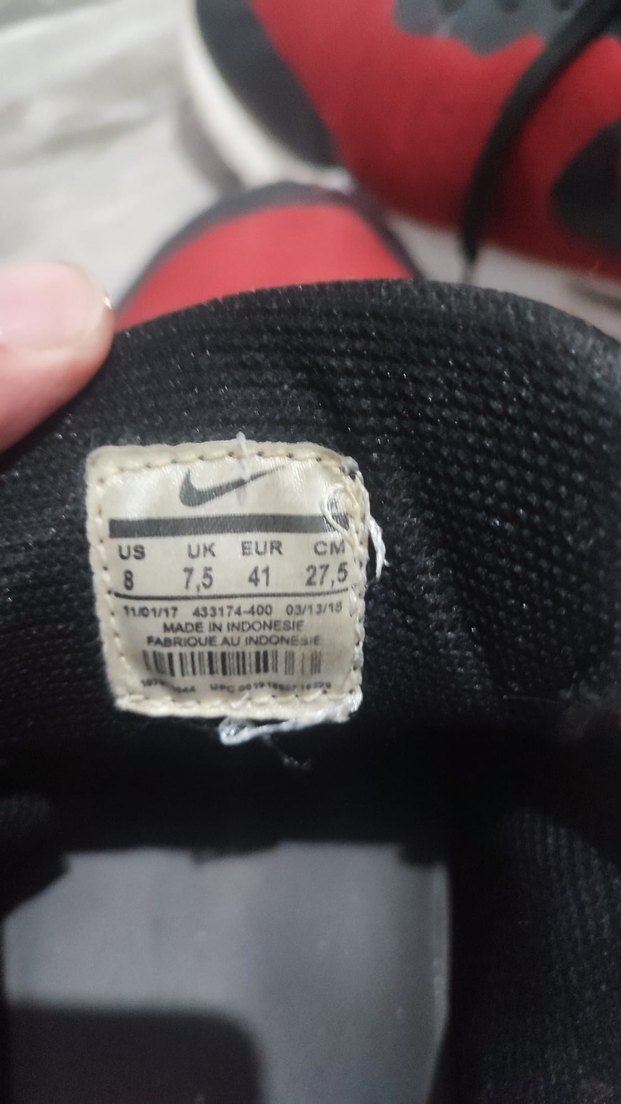 Kırmızı Siyah Bağcıklı Erkek Spor Ayakkabı - Görsel 3