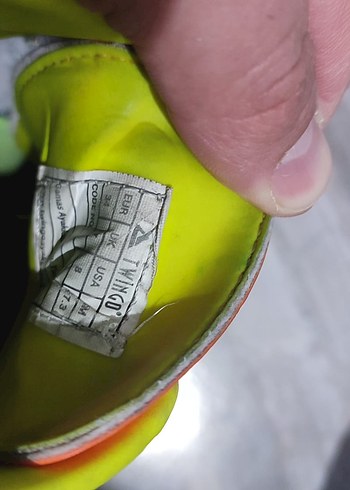 Turuncu Bağcıklı Erkek Futbol Ayakkabısı - Görsel 6