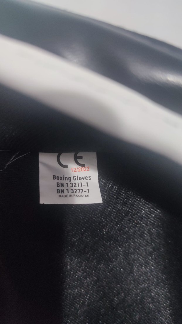 Mavi Deri Erkek Boks Eldiveni Velcro - Görsel 3