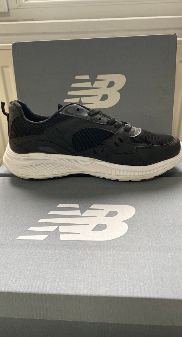 Siyah Erkek Spor Ayakkabı Velcro Detaylı - Görsel 3