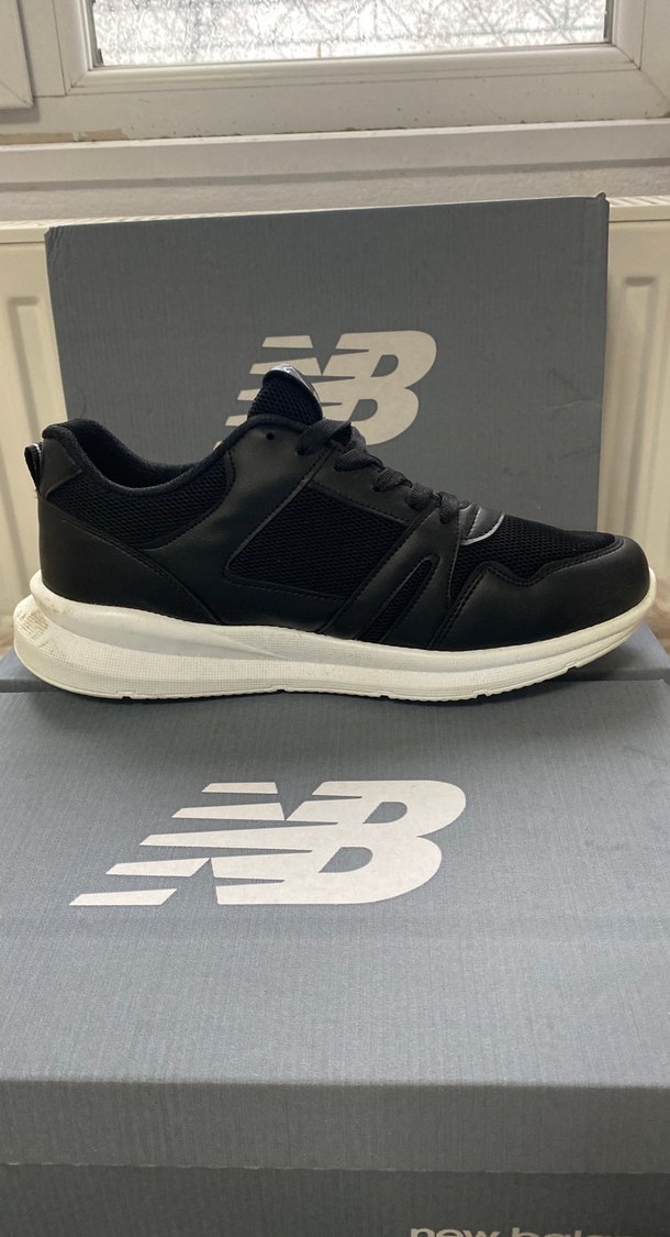 Siyah Erkek Spor Ayakkabı Bağcıklı - Görsel 2