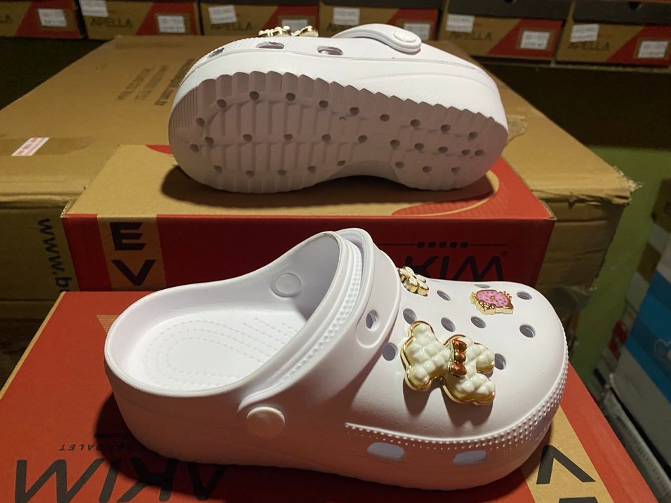 Beyaz Çocuk Crocs - Görsel 2