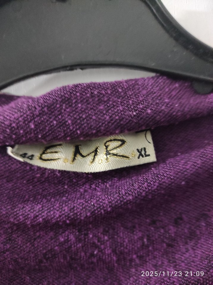 Mor Yılan Desenli Midi Kadın Sabahlık - Görsel 4