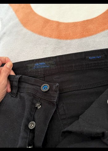 Erkek Siyah Regular Fit Kot Pantolon - Görsel 6