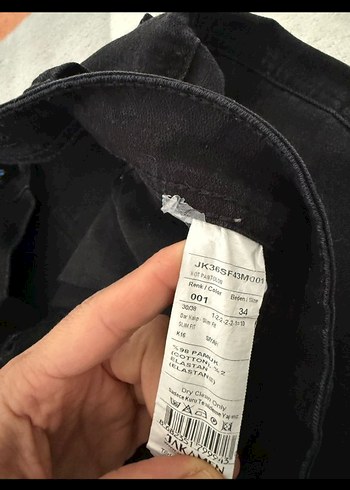 Erkek Siyah Regular Fit Kot Pantolon - Görsel 5