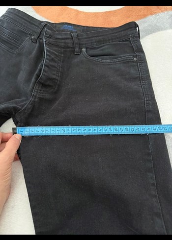 Erkek Siyah Regular Fit Kot Pantolon - Görsel 3