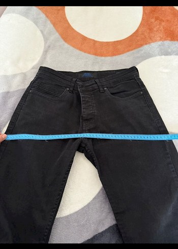 Erkek Siyah Regular Fit Kot Pantolon - Görsel 4