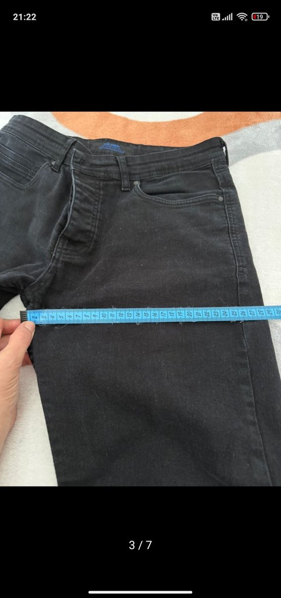 Erkek Siyah Regular Fit Kot Pantolon - Görsel 3