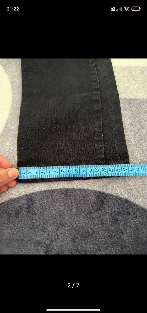 Erkek Siyah Regular Fit Kot Pantolon - Görsel 2