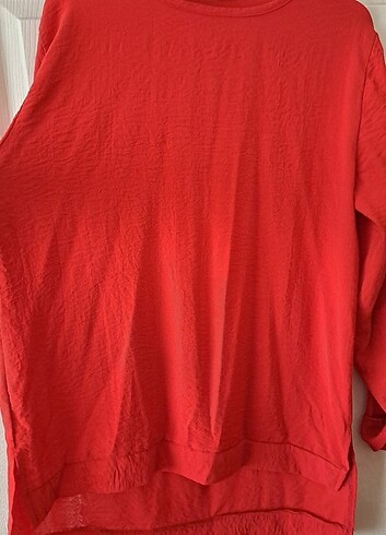 universal Beden kırmızı Renk Kırmızı Aerobin Bluz