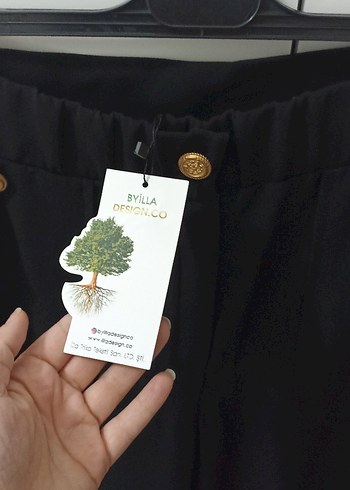 Trendyol & Milla Düğmeli Siyah Kadın Kumaş Pantolon 38 beden
