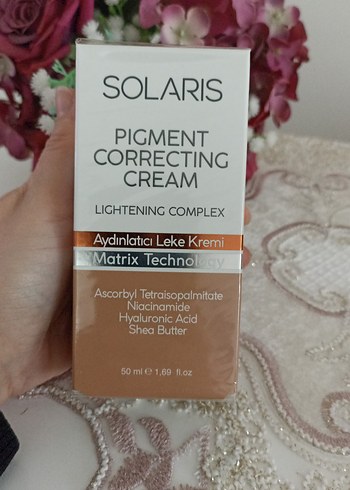 Solaris SPF 50+ Aydınlatıcı Leke Koruyucu Krem ve Güneş kremi - Görsel 2