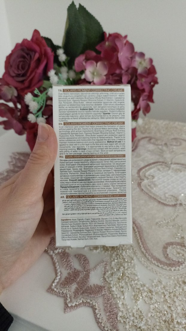 Solaris SPF 50+ Aydınlatıcı Leke Koruyucu Krem ve Güneş kremi - Görsel 4