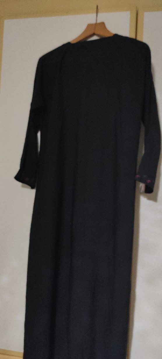 Uzun Siyah Gotik Hamile Tunik - Görsel 5