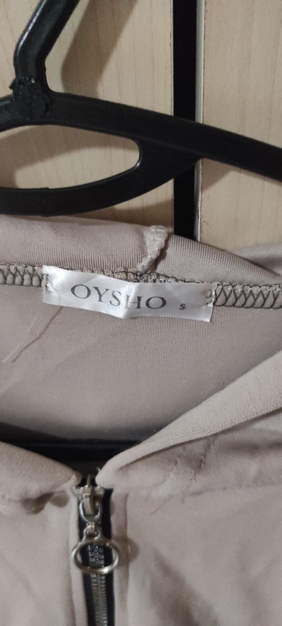 Gri Kapüşonlu Fermuarlı Kadın Sweatshirt - Görsel 3