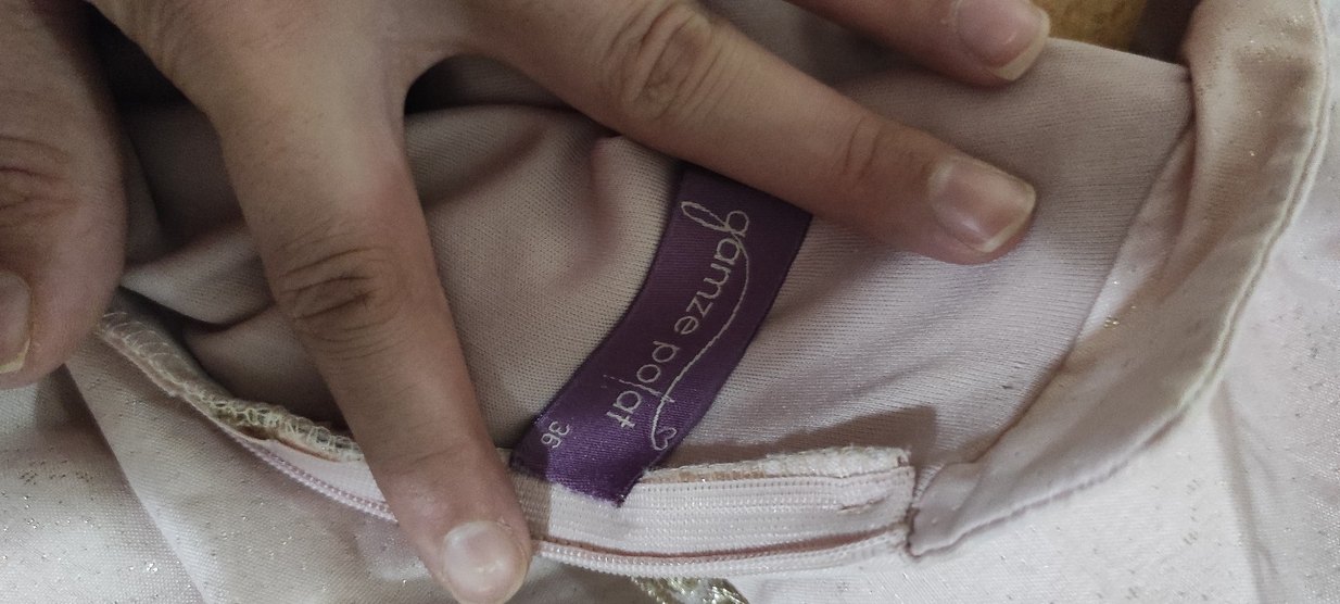 Bej Uzun Kollu Drapeli Kadın Abiye Elbise - Görsel 4