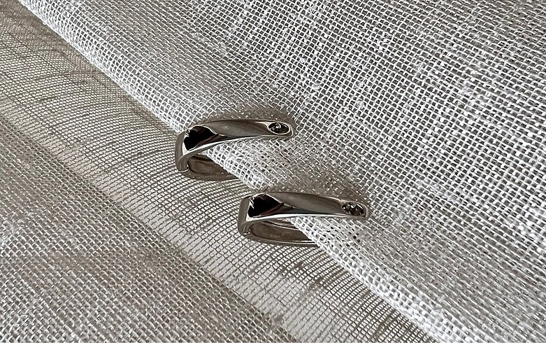 Silver Ataç Küpe