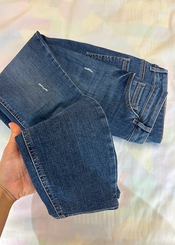 Mavi Normal Boy Kadın Denim Jean - Görsel 4