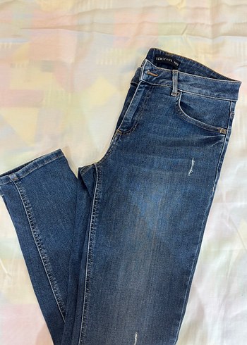 Mavi Normal Boy Kadın Denim Jean - Görsel 2