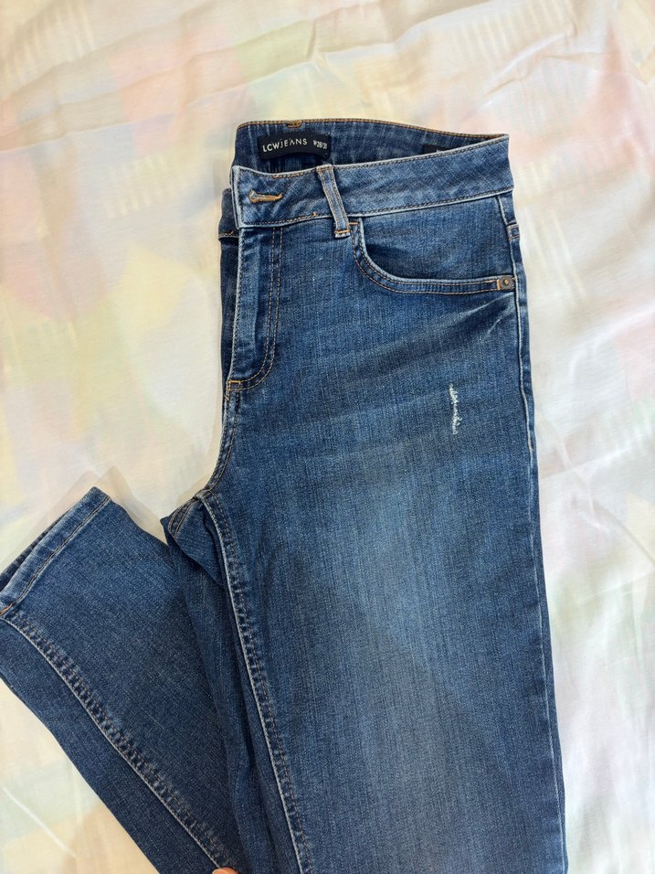 Mavi Normal Boy Kadın Denim Jean - Görsel 3