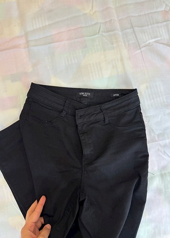 Siyah Dar Kesim Midi Boy Kadın Kot Pantolon - Görsel 3