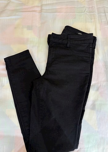 Siyah Dar Kesim Midi Boy Kadın Kot Pantolon - Görsel 2