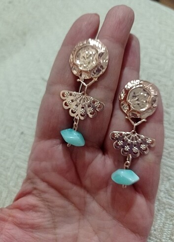  Beden Rose Gold tasarım küpe 