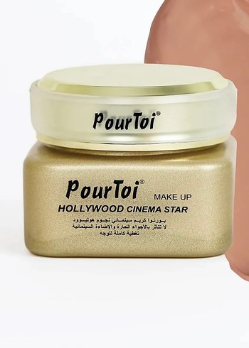 PourToi yüksek kapatıcı fondöten hollywood cınema star 2 numara - Görsel 3