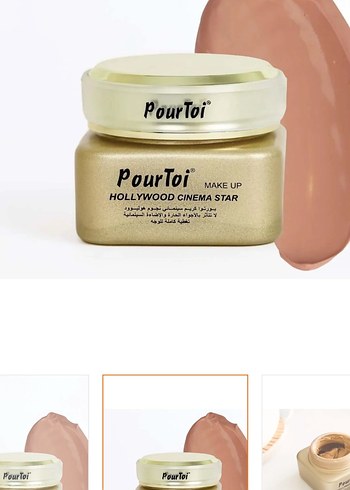 PourToi yüksek kapatıcı fondöten hollywood cınema star 2 numara - Görsel 2