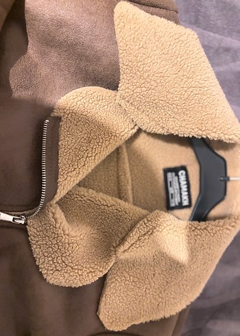 Kahverengi Süet Kısa Kürklü Kadın Ceket - Görsel 6