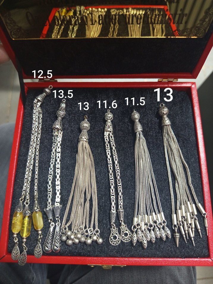 tesbih gümüş püskül 1 grm 200 tl - Görsel 4