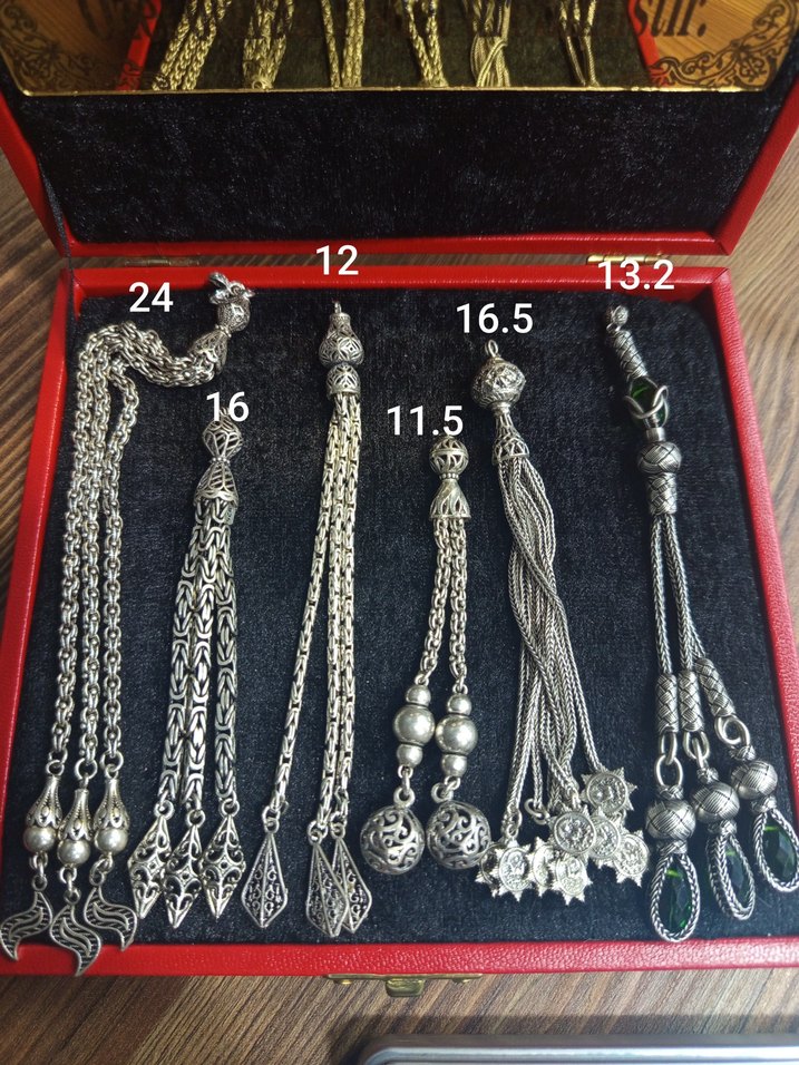 tesbih gümüş püskül 1 grm 200 tl - Görsel 2