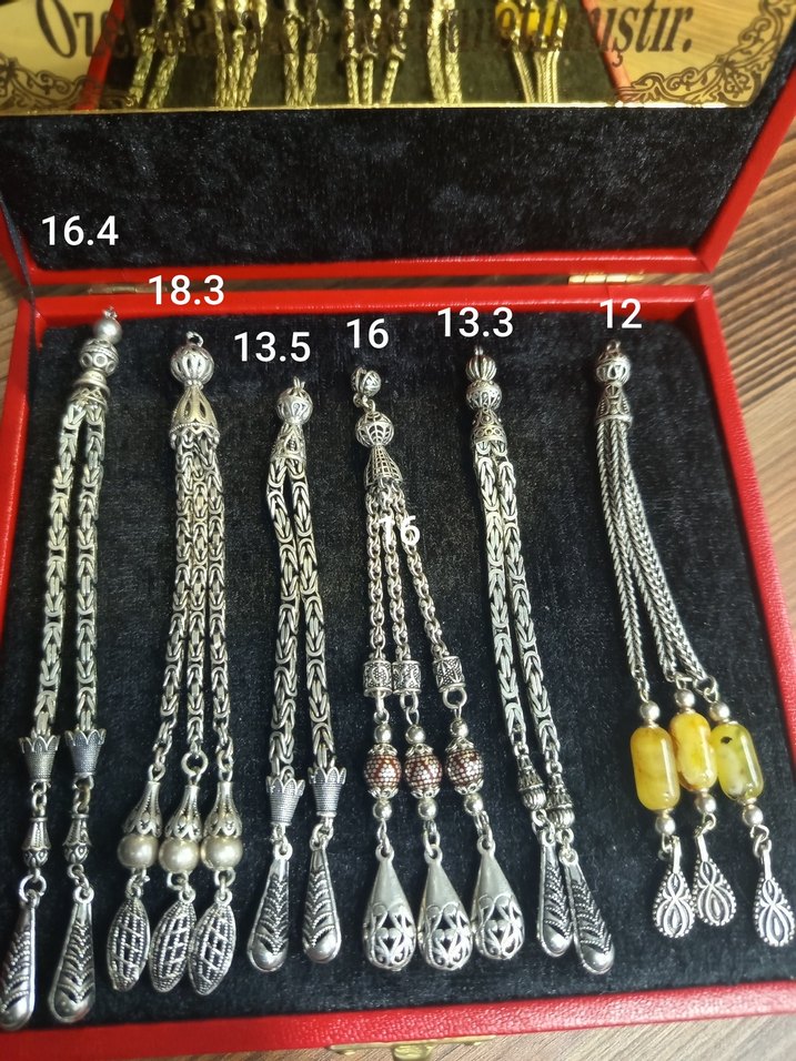 tesbih gümüş püskül 1 grm 200 tl - Görsel 3