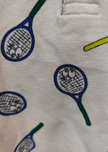 5 Yaş Beden beyaz Renk erkek polo yaka tahirt