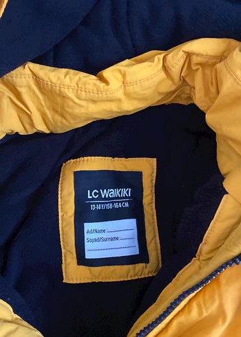 Sarı Erkek Çocuk Kürklü Streetwear Mont - Görsel 2