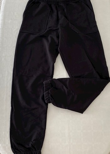 Siyah Kadın Rahat Kesim Sweatpant