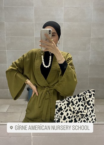 Haki Kimono Takım - Görsel 4