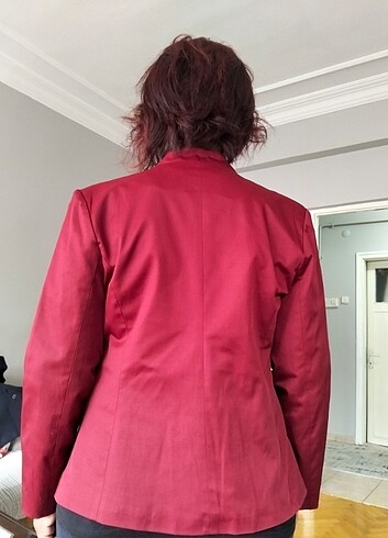 Bordo blazer ceket