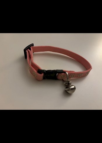 Pembe Çiçek Desenli Kedi Tasması - Görsel 2