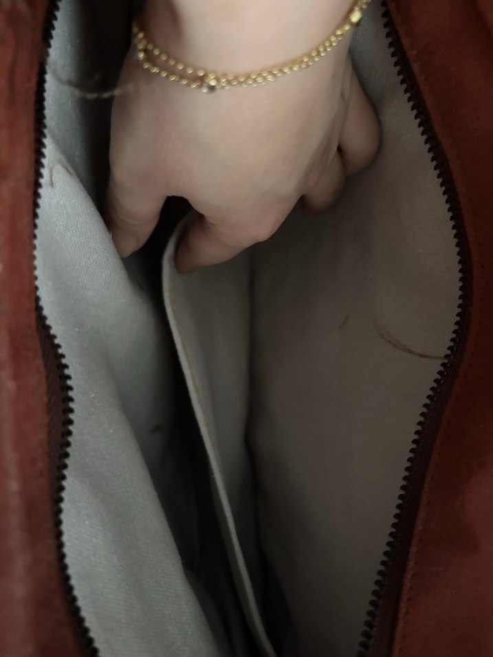 El yapımım cep detaylı kadın çanta - Görsel 4