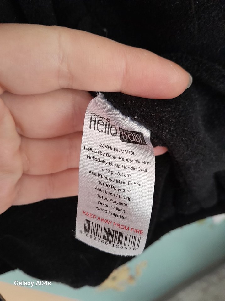 Erkek Çocuk Siyah Kapüşönlü Kalın Mont - Görsel 4